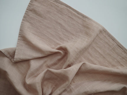Mushie Organic Cotton Muslin Swaddle Blanket
