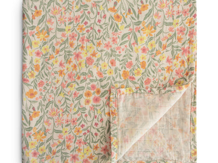 MS-246, Organic Cotton Muslin Swaddle Blanket