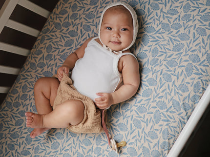 MCS-362, Mushie Extra Soft Muslin Crib Sheet