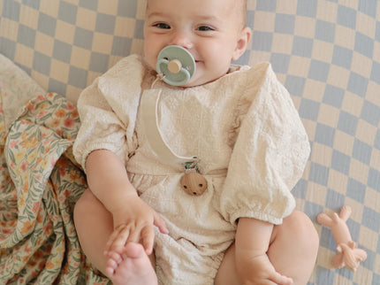 LPC-104, Linen Pacifier Clip 2-Pack