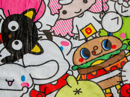 Sanrio Hello Kitty And Friends 54 x 72-In Fleece Throw Blanket