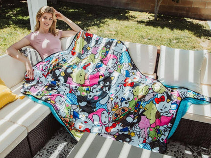 Sanrio Hello Kitty And Friends 54 x 72-In Fleece Throw Blanket