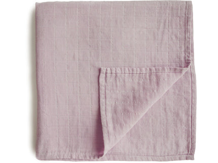 Mushie Organic Cotton Muslin Swaddle Blanket