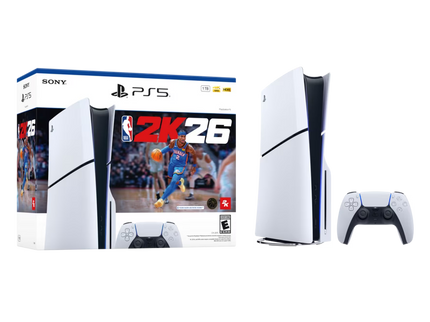Sony PlayStation 5 Slim Disc Edition NBA 2K26 Bundle