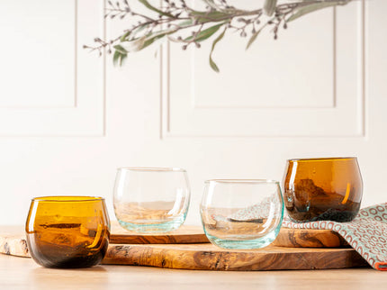 Moroccan Stemless Goblet - Set of 4