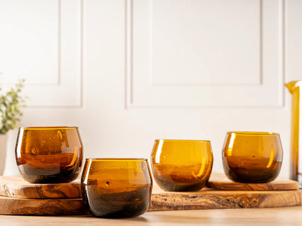 Moroccan Stemless Goblet - Set of 4