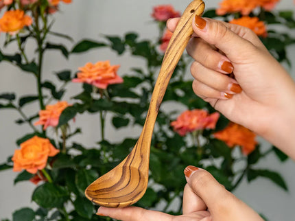 Teak Wood Soup Cooking Serving Ladle