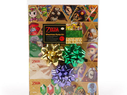 The Legend of Zelda Wrapping Paper Kit 3 Sheets