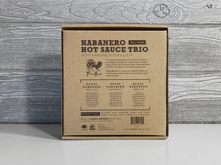 Habanero Hot Sauce Trio & Servilleta