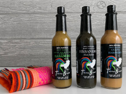 Habanero Hot Sauce Trio & Servilleta