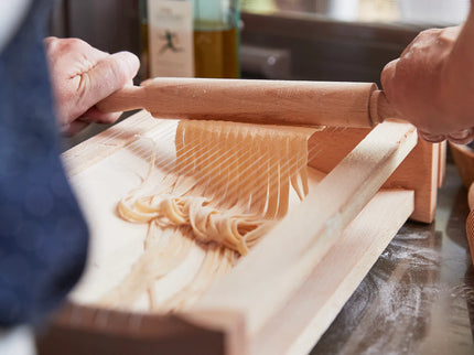 Italian Pasta Chitarra with Rolling Pin - Large
