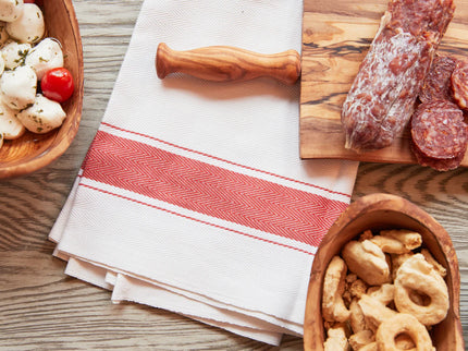 Classic Italian Kitchen Towel - Herringbone