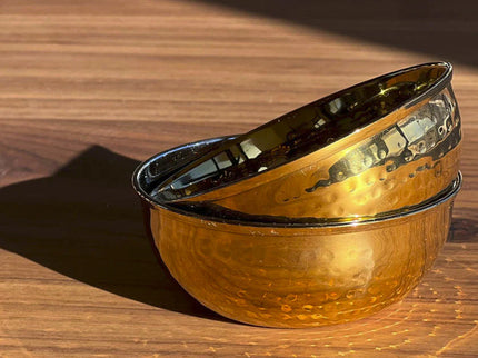 Dal Serving Bowl - Hammered Stainless Steel - Set of 4