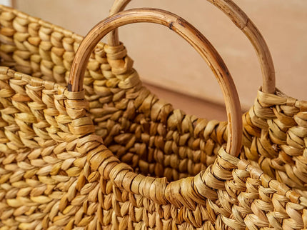 Circle Handle Palm Tote