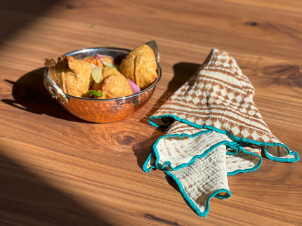 Punjabi Block Print Napkins - Set of 4