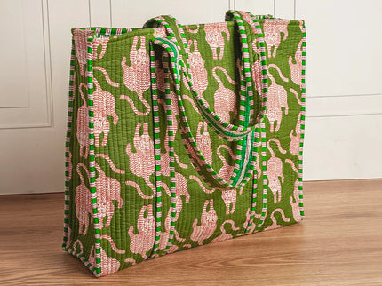Quilted Feline Totes