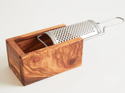 Italian Olivewood Parmesan Cheese Box Grater