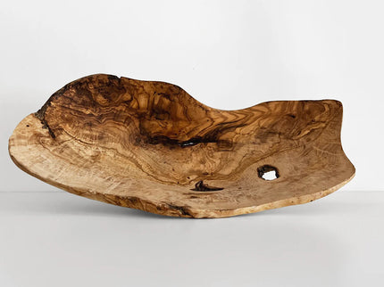 Italian Olivewood Root Fruit Bowl