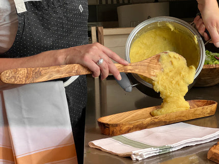 Italian Olivewood Polenta Spoon