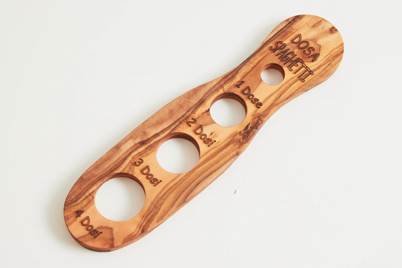 Italian Olivewood Spaghetti Measurer