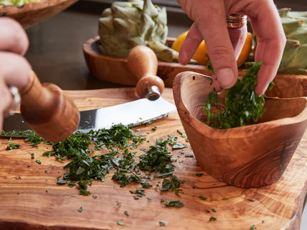 Italian Olivewood Serving Bowl