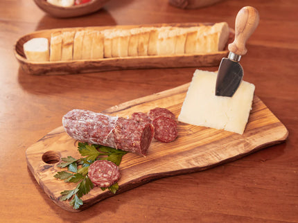 Italian Olivewood Charcuterie Board - with Hole