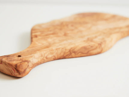 Italian Olivewood Charcuterie Board - with Paddle Handle