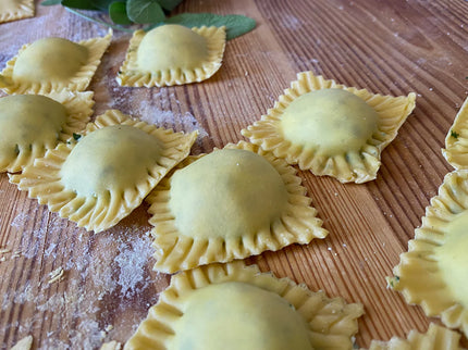 Italian 12-piece Ravioli Mold with Roller