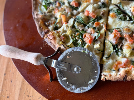 Italian Beechwood Pizza Slicer