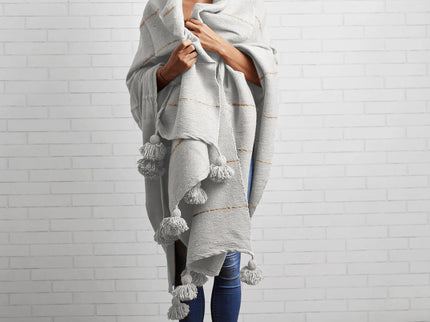 Moroccan Tasseled Blankets