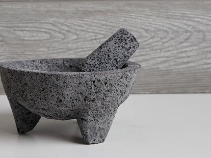 Molcajete with Tortilla Basket