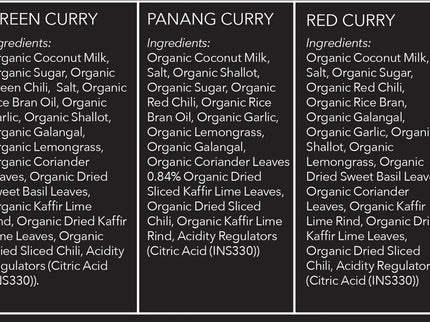 Thai for Two - Organic Curry Sampler Set