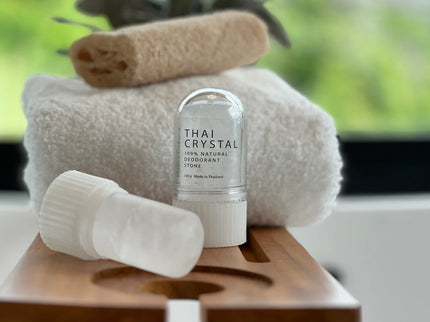 Thai Crystal Deodorant Stone - 100% Natural - Set of 2
