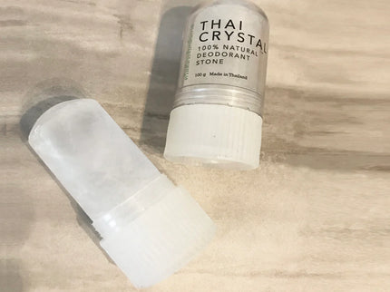Thai Crystal Deodorant Stone - 100% Natural - Set of 2