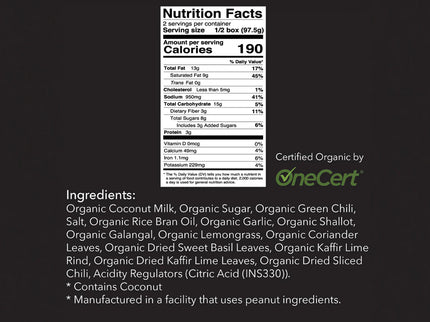 Thai for Two - Organic Green Curry Kit