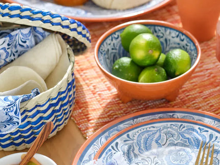 Mexican Woven Palm Tortilla Basket