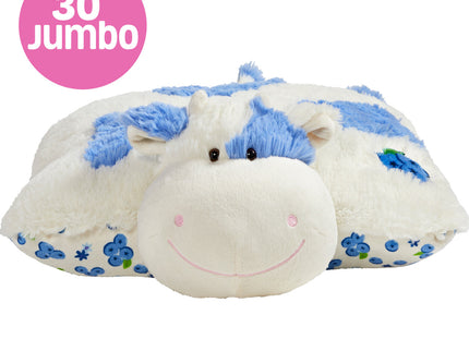 Original Sweet Scented Blueberry Cow Jumbo 30" Plush Pillow Pet