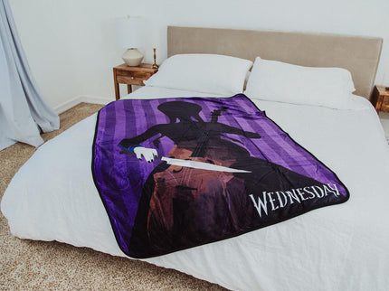Wednesday Silhouette 45 x 60-in Throw Blanket