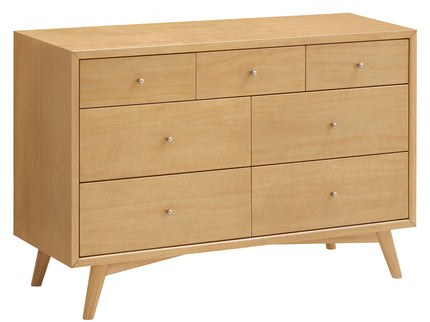M15916HY,Palma 7-Drawer Double Dresser  Assembled in Honey