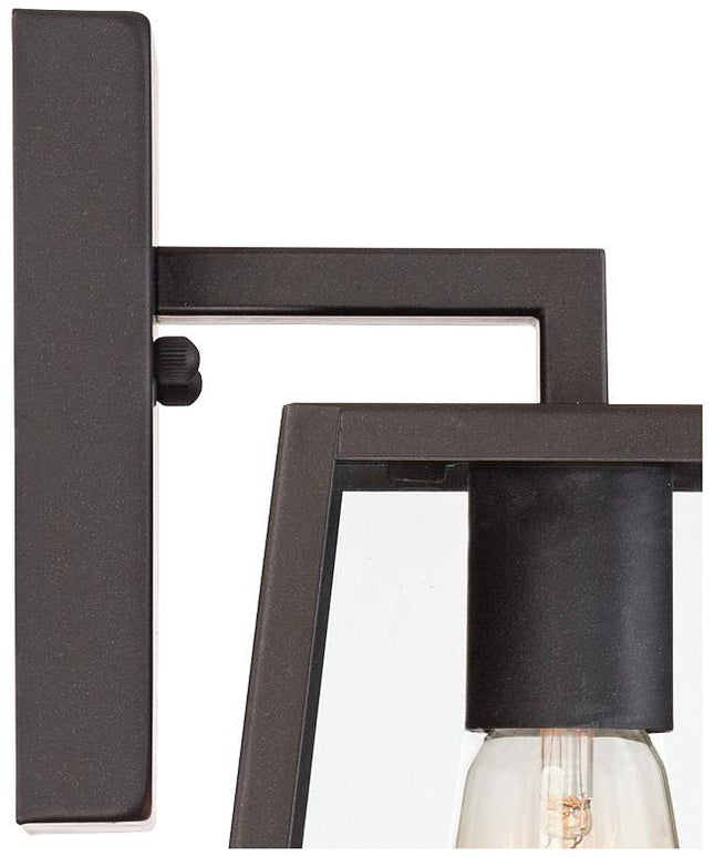 Arrington 10 3/4" High Mystic Black Sconces Set of 2