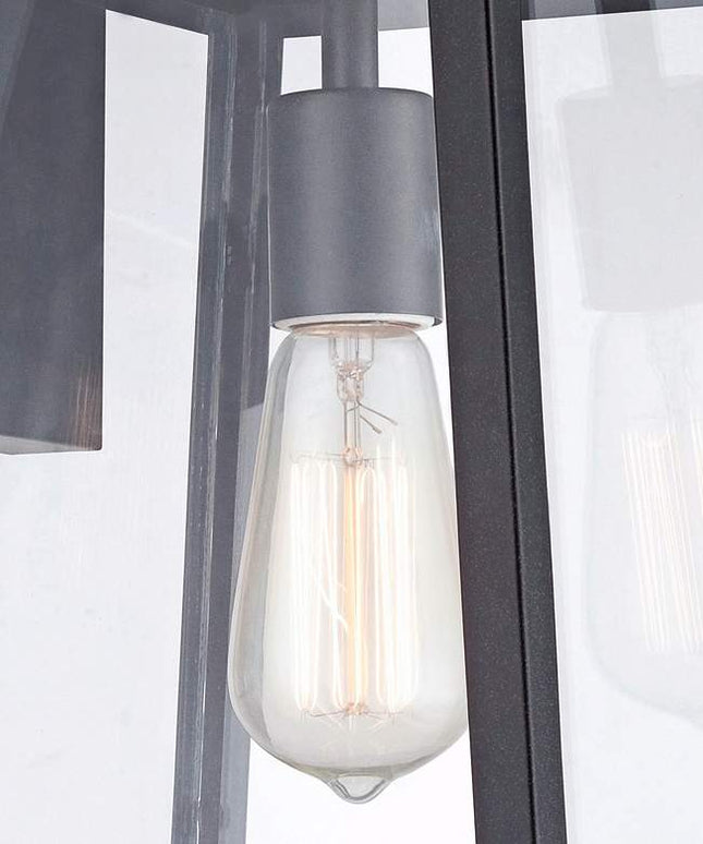 Arrington 13" High Glass and Mystic Black Wall Sconce Set of 2