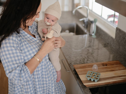 Mushie Silicone Pacifier Clip | Hera