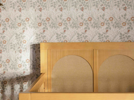 M24801HYPSEW,Namesake,Eloise 4-in-1 Convertible Crib in Honey & Performance Sand Eco-Weave