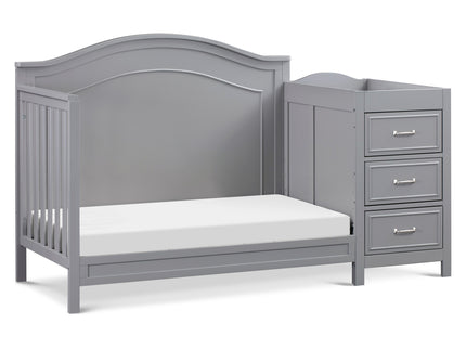 M12891G,DaVinci,Charlie 4-in-1 Convertible Crib & Changer in Grey