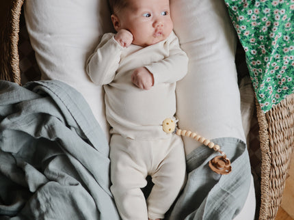 Mushie Organic Cotton Muslin Swaddle Blanket