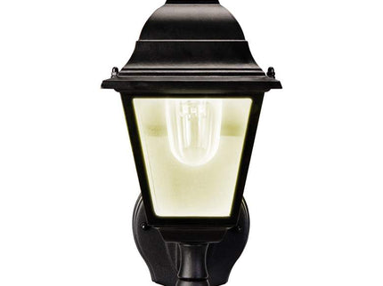 Black 12" High Warm White Battery LED Outdoor Wall Light
