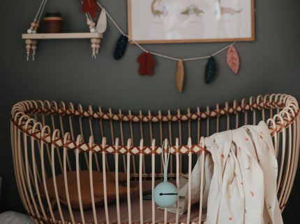 Mushie Organic Cotton Muslin Swaddle Blanket