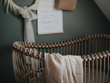 Mushie Organic Cotton Muslin Swaddle Blanket