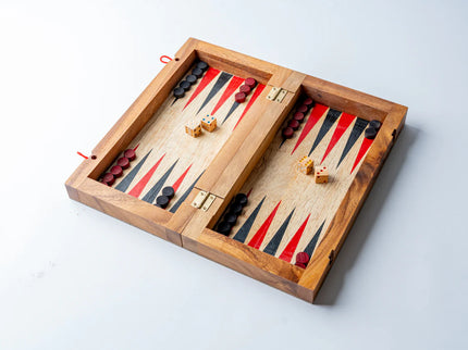 Backgammon Mangowood Game Set