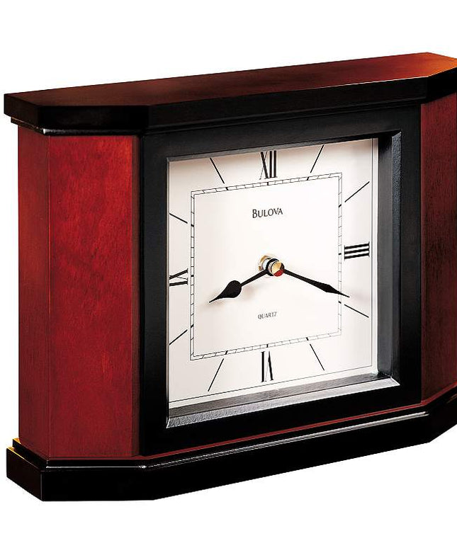 Bulova Morrigon 10" Wide Mantel Clock
